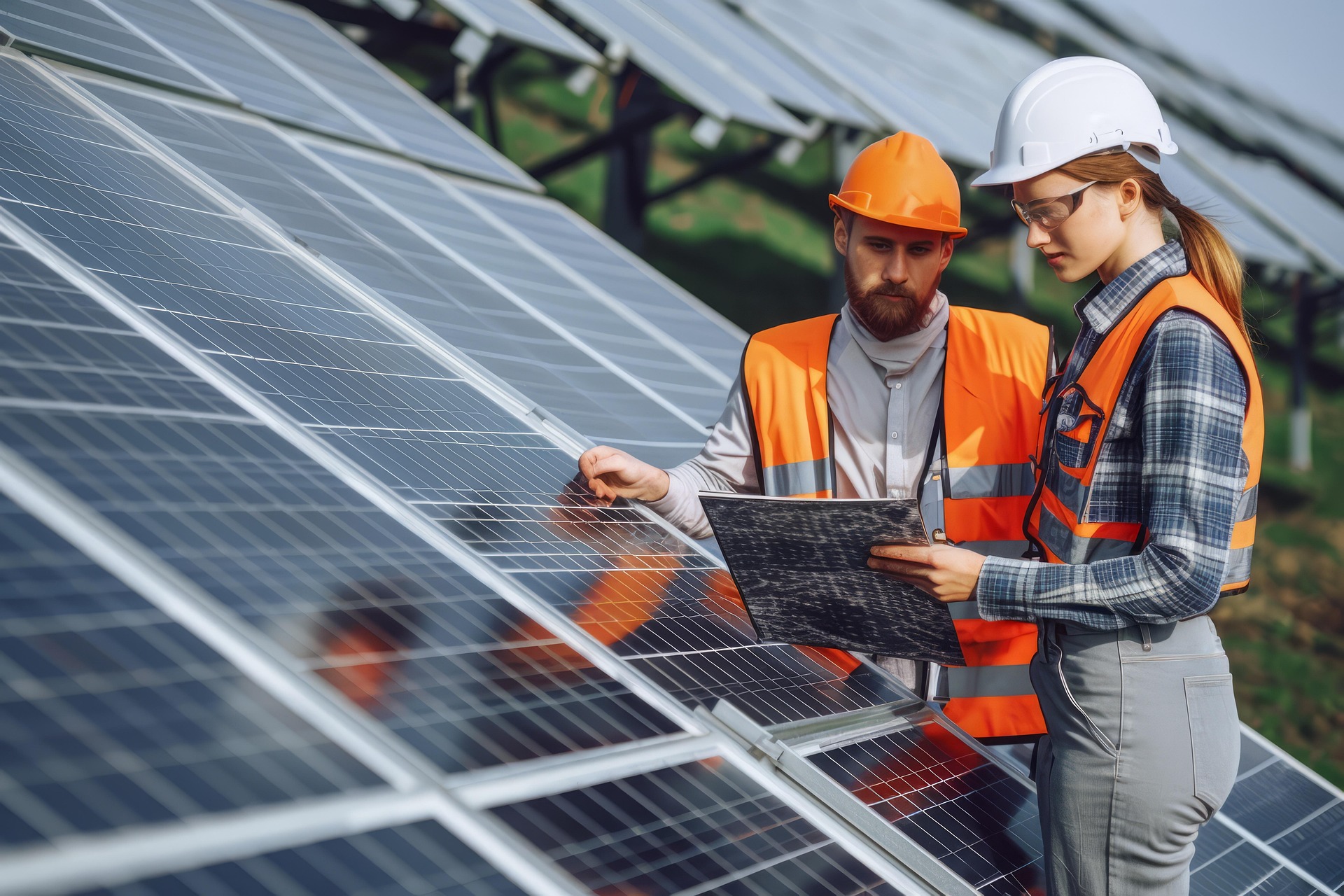 Solar panels on UK SME premises representing renewable energy for small businesses